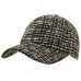 CC Everyday Woven Knit Fabric Baseball Sun Visor Ball Cap Adjustable Hat Black  eb-25083385